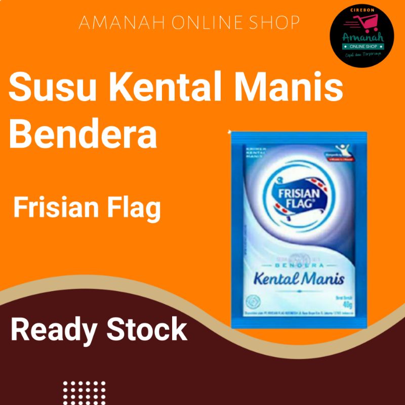 

Frisian Flag Susu Kental Manis Bendera Sachet 40gr