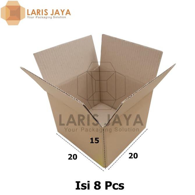 

KARDUS / BOX PACKING ISI 8 PCS POLOS 20 X 20 X 15 CM