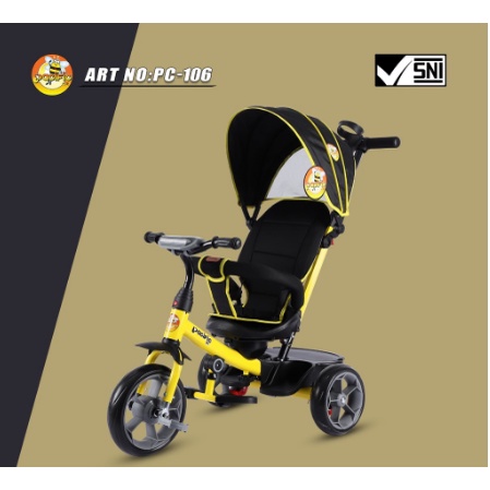 Stroller Sepeda Roda Tiga Anak Stroler Anak Pacific PC 106 Kereta Bayi SNI-3