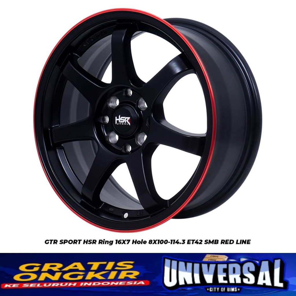 VELG MOBIL JEZZ BRIO AYLA RING 16 GTR SPORT HSR
