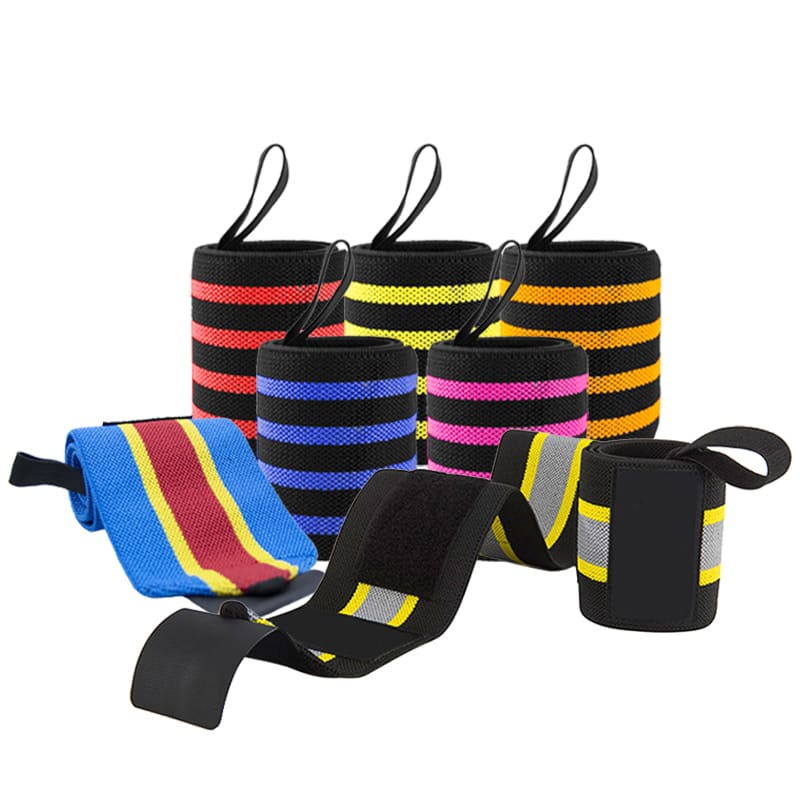 WRISTBAND/WRIST WRAPS Motif Support Gym Fitness Pelindung Pergelangan Tangan /DECKER TANGAN (2 Pcs)