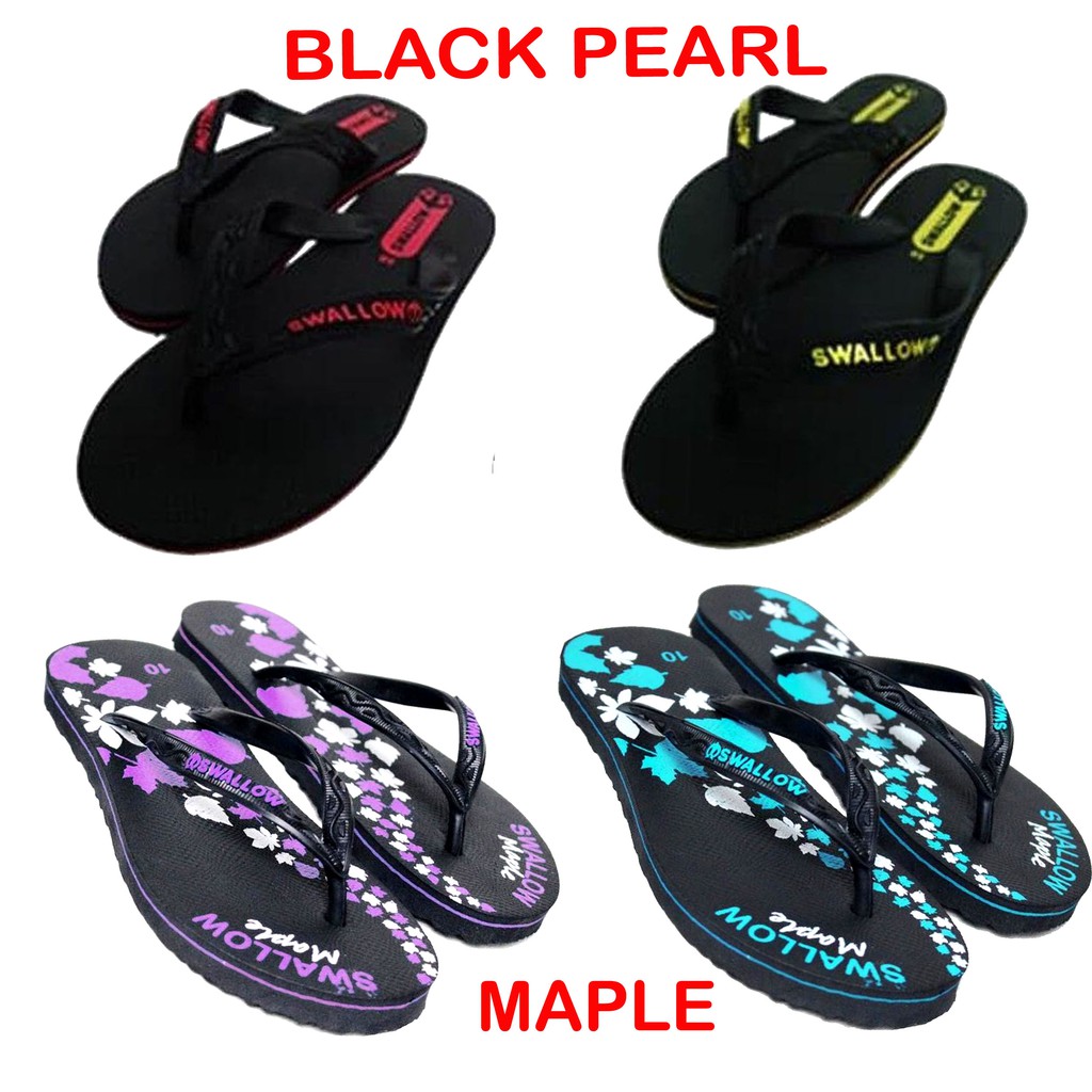 SANDAL JEPIT SWALLOW BLACK PEARL &amp; MAPLE