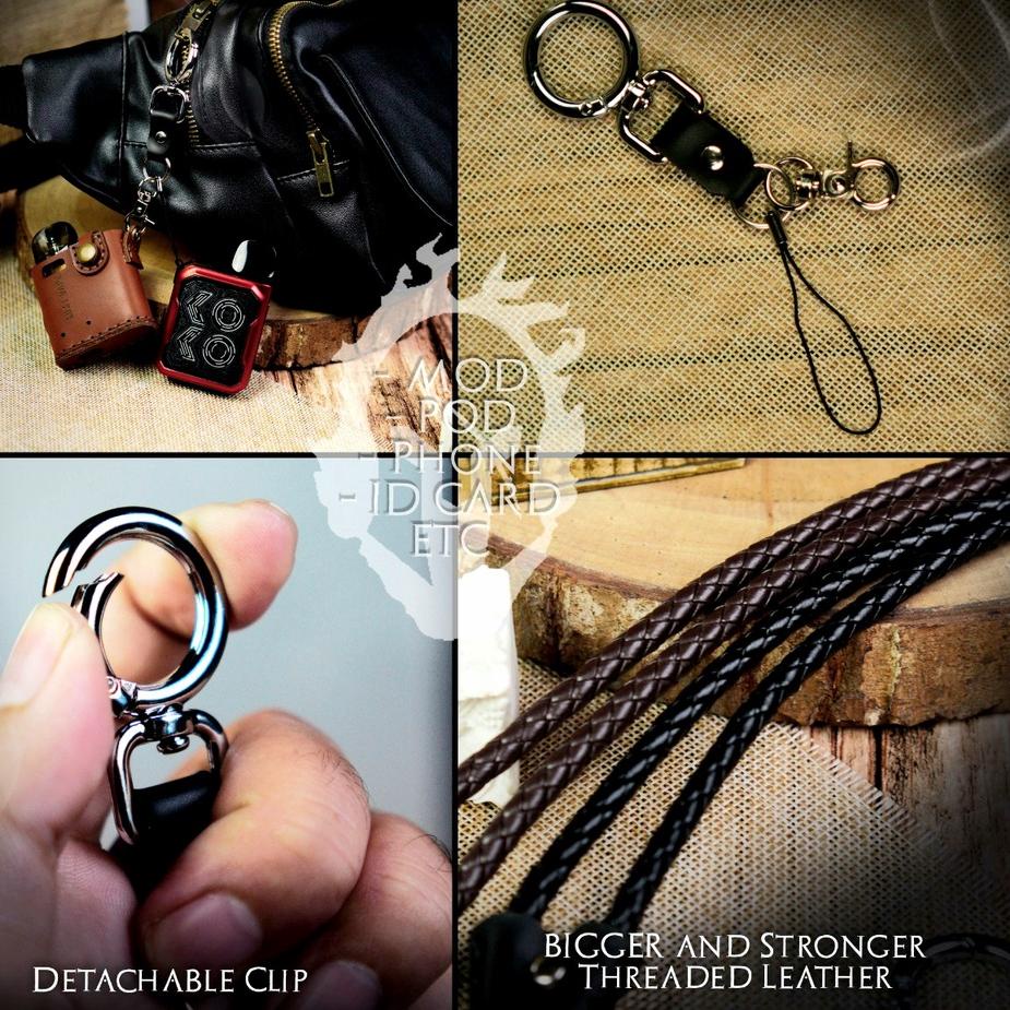 

Terlaris Lanyard Spartan X / Tali Lanyard Model Kepang / Vintage Braided Free 3 O RING