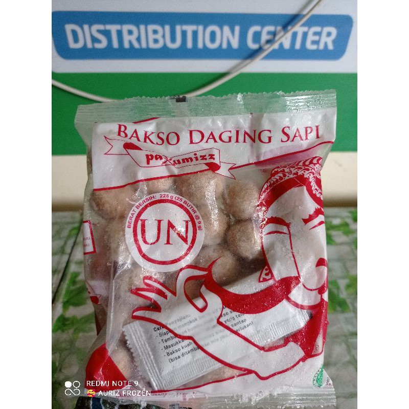 Bakso Daging Sapi Pak Kumis plus bumbu bakso