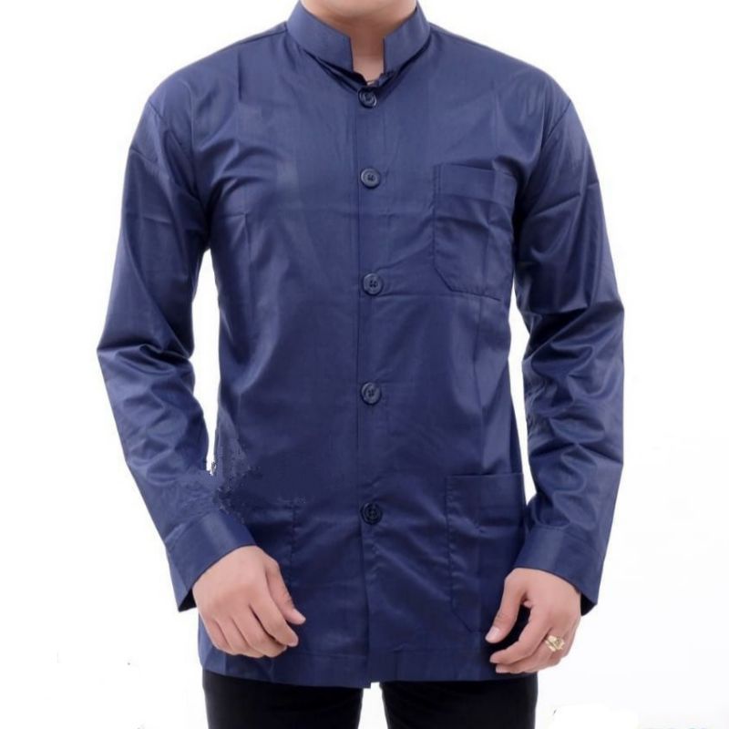 koko kemeja casual pria