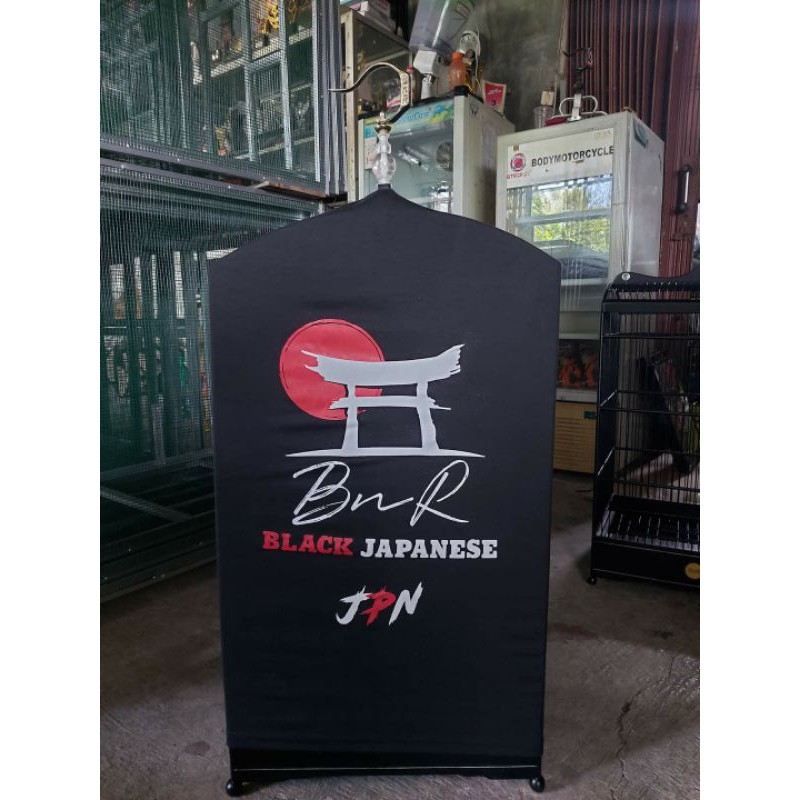 krodong sangkar kotak BnR Black Japanese
