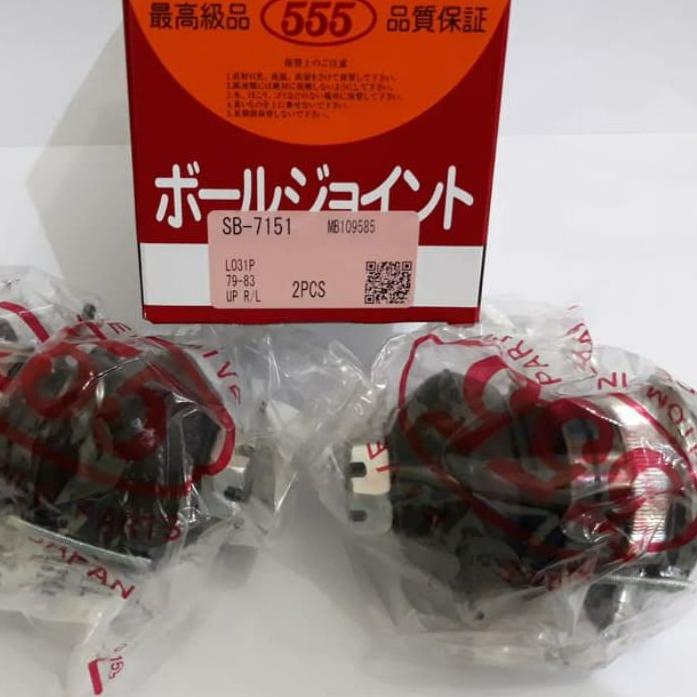 New 1Biji Ball Joint Atas L300 Diesel/ Bensin/ Kuda/ Colt T120 th 78-81 merk 555 Jepang / MEDA Taiwan 