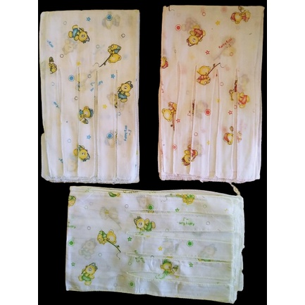 Gurita Bayi Katun 3 Pcs motif lucu gurita tali bayi baru lahir