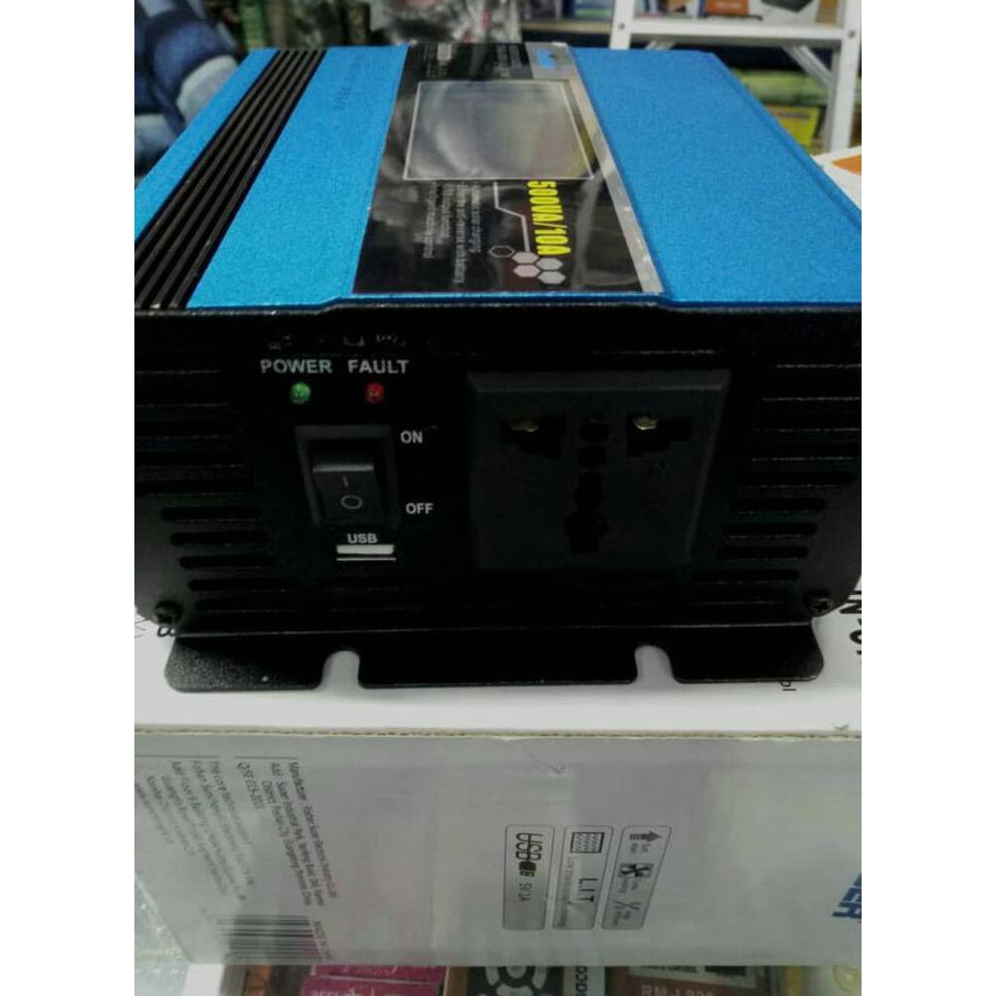 Suoer Power Inverter 500Watt + Solar Controller Charger Sus-500A