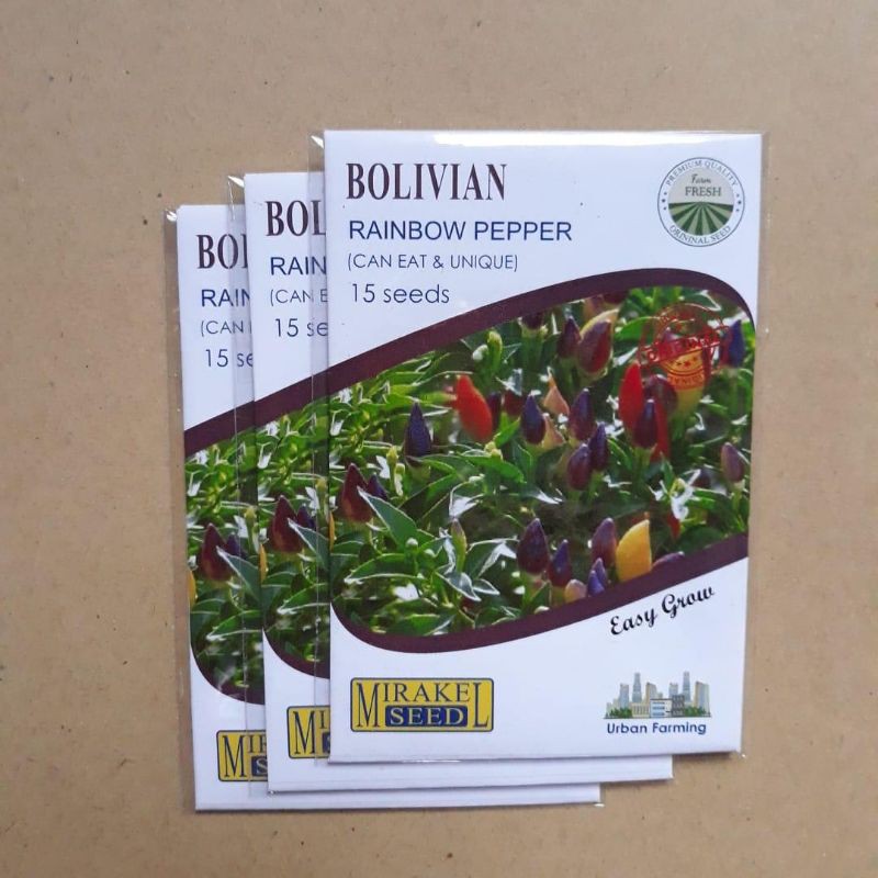 BENIH CABAI PELANGI (BOLIVIAN RAINBOW)