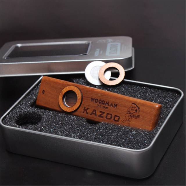 Wooden Woodman Kazoo Orff Instrument Harmonica