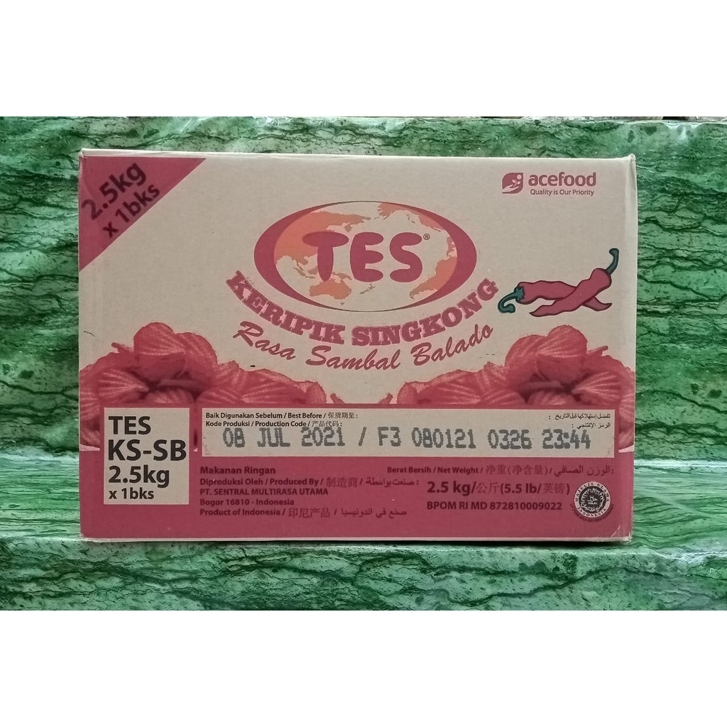 STIK / STIK BALADO / STIK TES / STIK KILOAN / DUS GROSIR / TES / KERIPIK SINGKONG TES