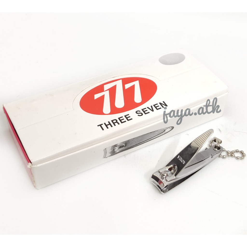 GUNTING KUKU 777 SILVER KECIL THREE SEVEN MINI KECIL NAIL CLIP