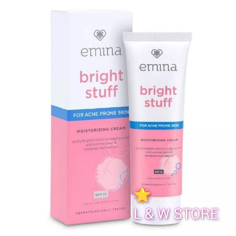 Emina Bright Stuff For Acne Prone Skin Moisturizing Cream 20ml