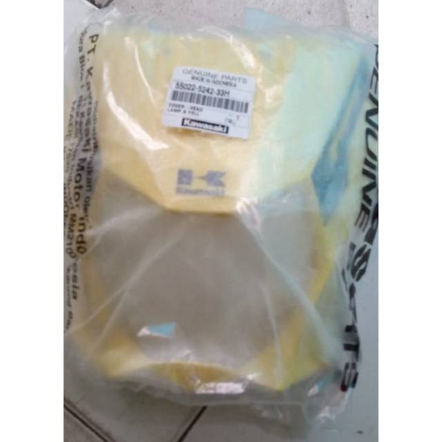 Batok lampu KLX Dtracker new KLX BF kuning original Kawasaki