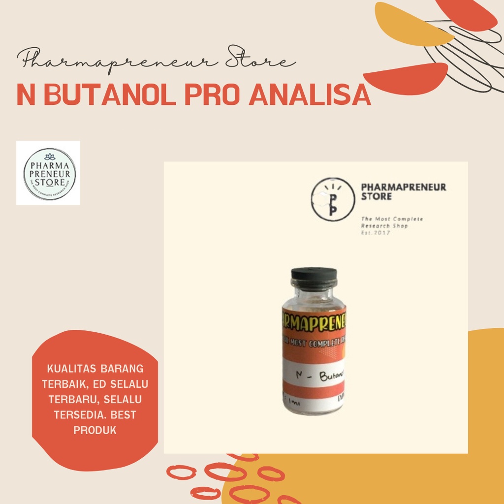 N-Butanol / 1-Butanol pro analisa per 10 ML Best Quality