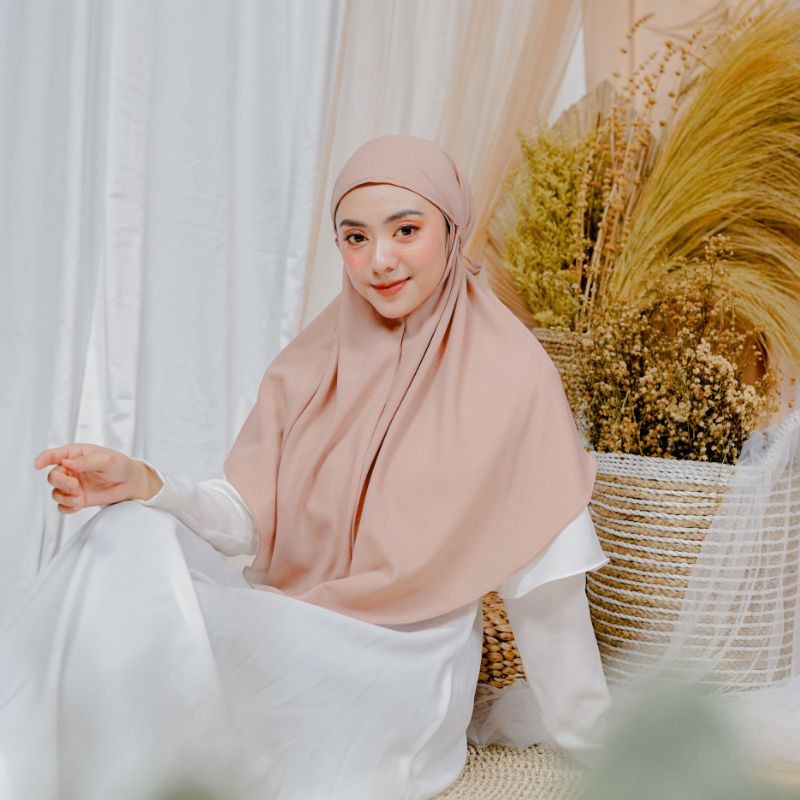 BERGO AMIRA SIZE L BESAR / KHIMAR TALI MENUTUP DADA DAN PUNGGUNG