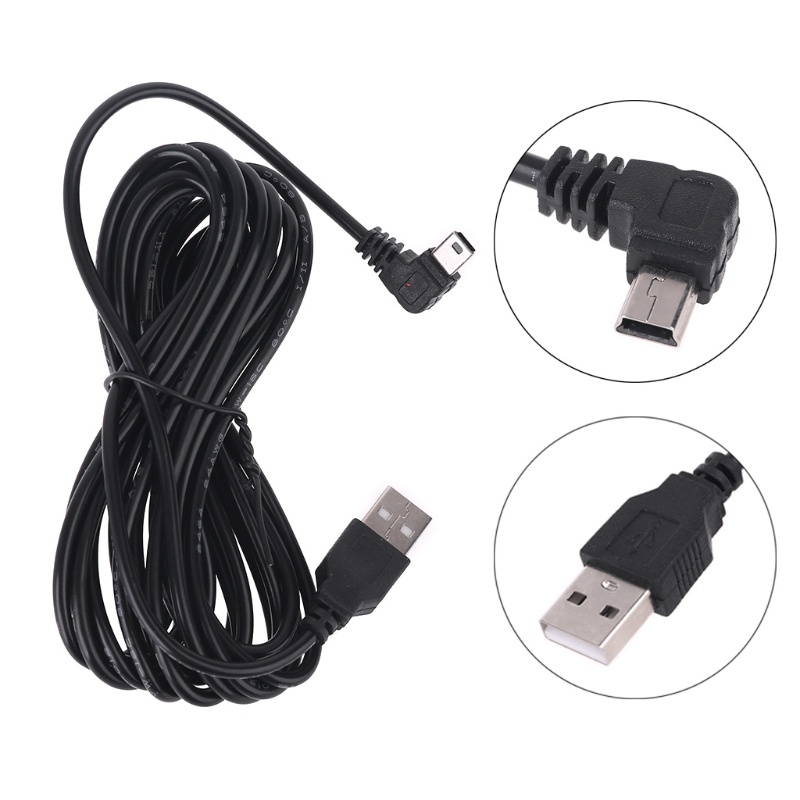 VIVI   3.5m Car Camera DVR Power Cable Charger Adapter for Dash Cam Output 5V/2A Mini Micro USB