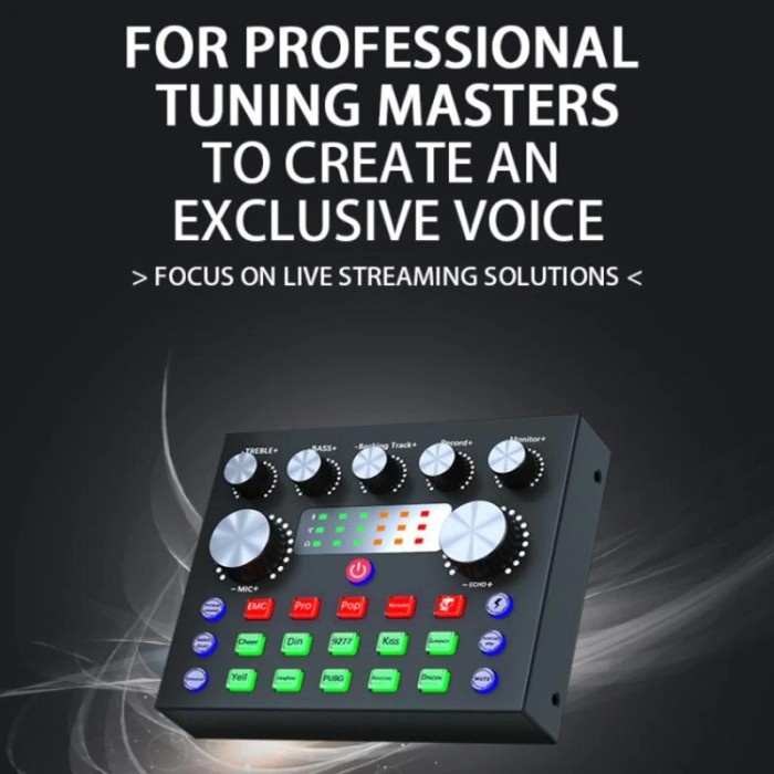 V8s New Version Mixer USB Sound Card Live Broadcast Recording Effect