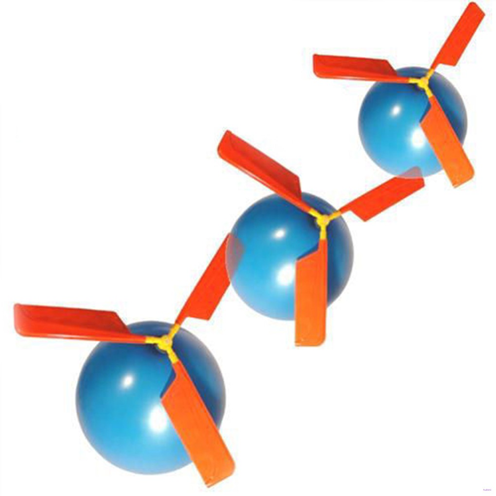 Mainan Pesawat Balon Helikopter Klasik Warna Acak Untuk Hadiah Anak