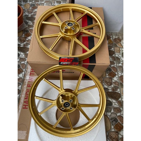 Velg Pelg Noz Gp Wheel GpWheel Vrossi Suzuki Satria 2T Hiu Lumba Double Disk