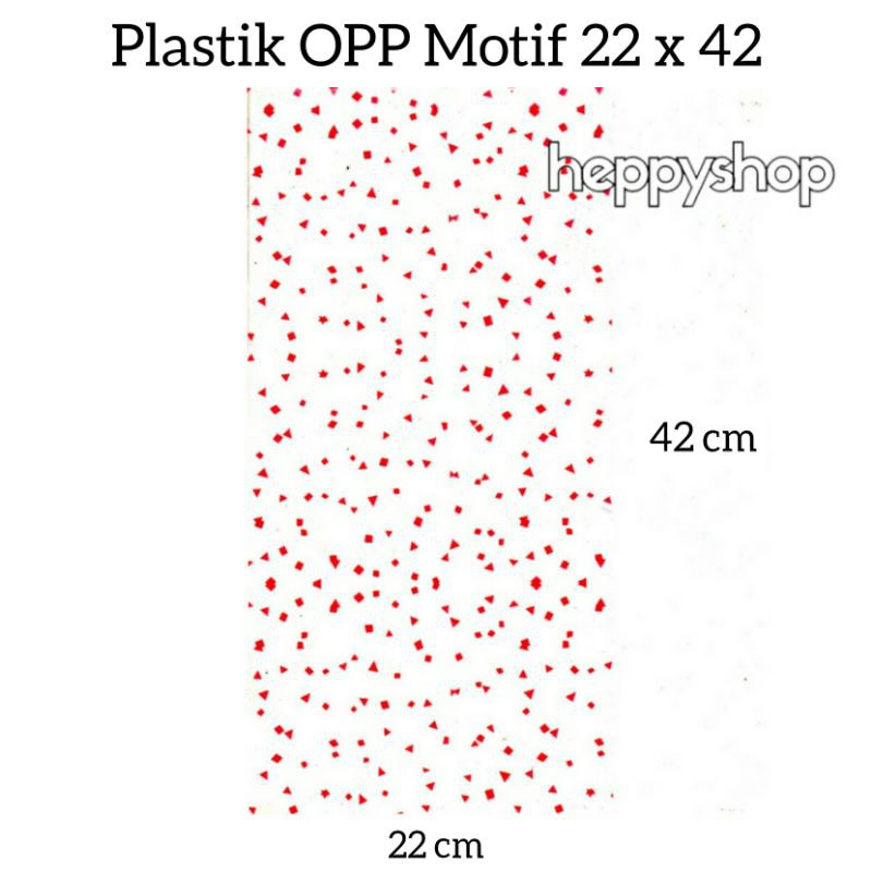 

Plastik OPP Motif 22x 42, Plastik Bingkisan Ultah [FREE KAWAT PENGIKAT]