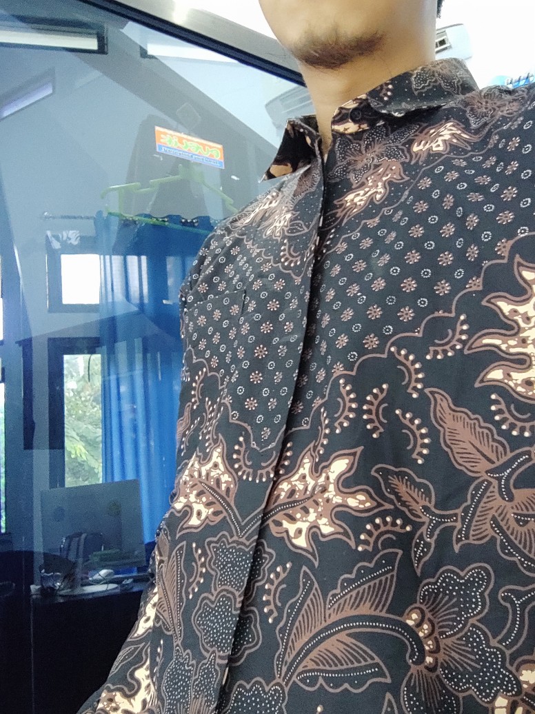 Perwira Kemeja Batik Pria Full Furing Bahan Katun Sragenan