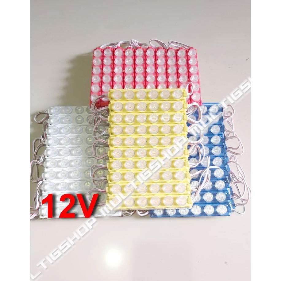 100Pcs Modul 3030 6 LED Tipe 13620 12v - Warna