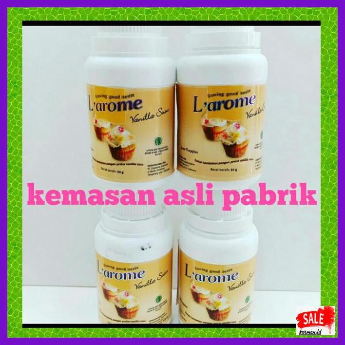 

RISAPE- LAROME VANILLA SUSU 50GRAM -ASLIII.