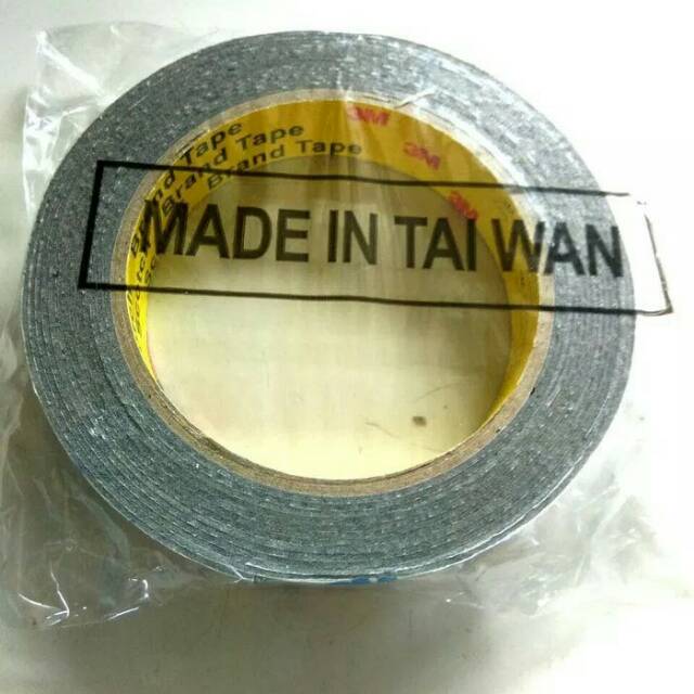 

Double tape 3m biru putih besar barang import