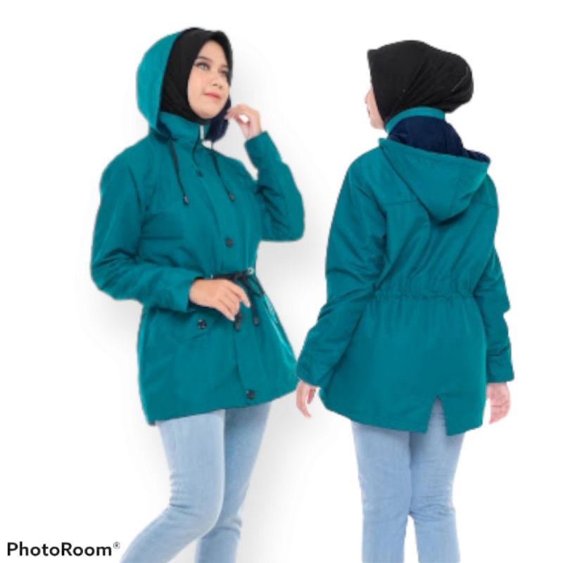 ANAPHA jacket parka wanita cewe cewek jaket motor jaket wanita jaket parka pendek