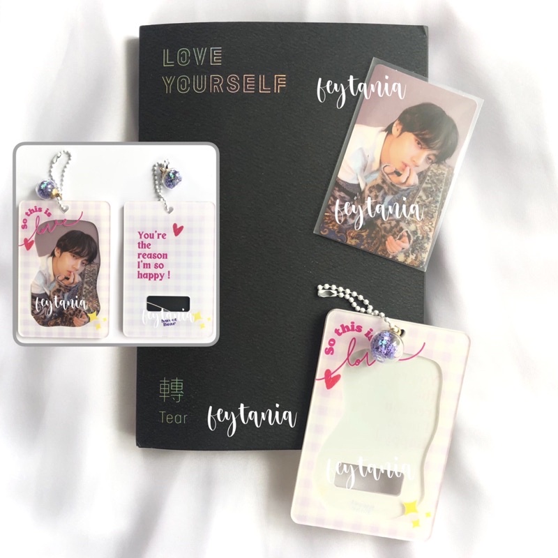 ALBUM BTS LOVE YOURSELF TEAR VERSI VERS VER O FULLSET PHOTOCARD PC TAEHYUNG V UNSEALED OFFICIAL LYS 
