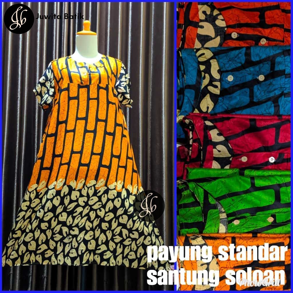 Juwita Batik - Daster Payung Murah Busui Bahan Rayon Soloan Part 1