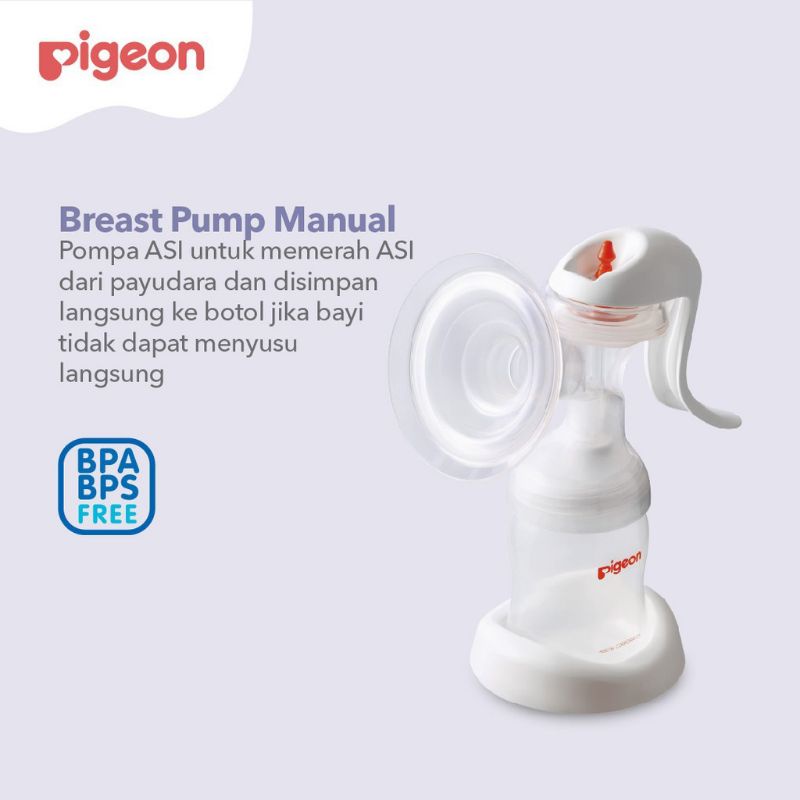 PIGEON BREAST PUMP MANUAL/POMPA ASI MANUAL PIGEON