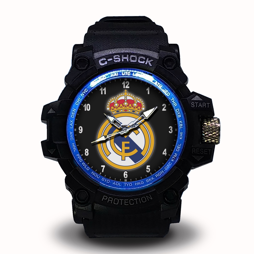 Jam Tangan Real Madrid Outdoor Anti Air #Hitam