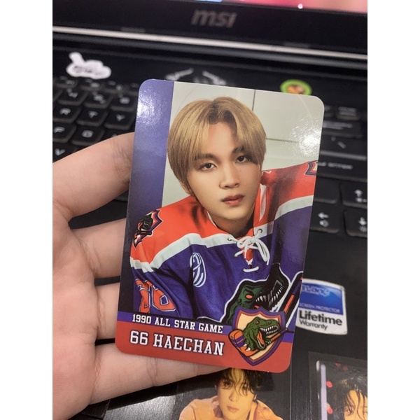 PHOTOCARD PC OFFICIAL HAECHAN TRADING CARD 90’LOVE OFFICIAL