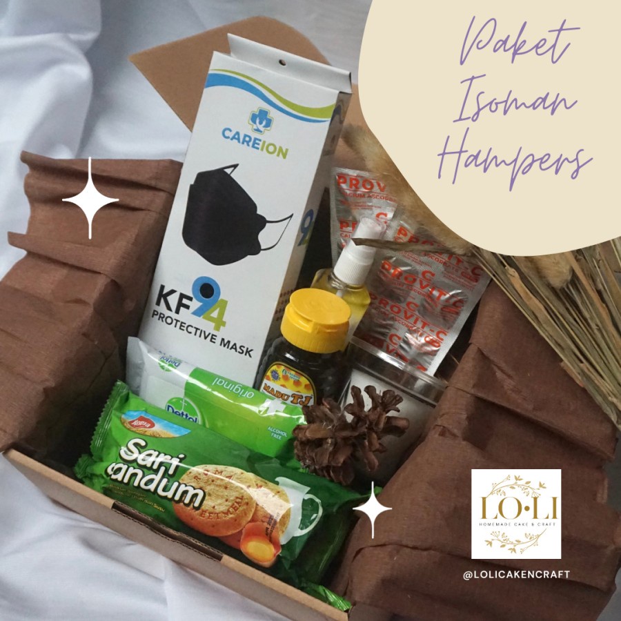

Gift box hampers Isoman covid Madu
