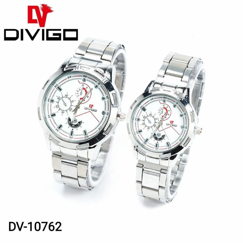 Divigo 10762 Jam Tangan Pria dan Wanita Coupel Favorit Kesukaan Sepasang Original