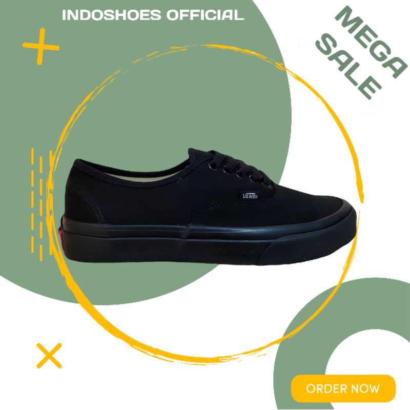 SALE Vans authentic All black/vans authentic all black original/ vans authentic all black/vans authe