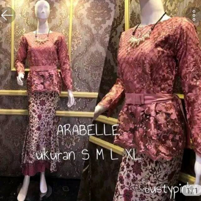 SET KEBAYA ARRABELLA/KEBAYA CANTIKA/KEBAYA ABG/KEBAYA WISUDA