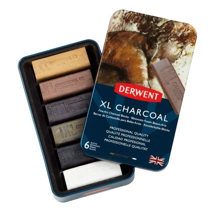 

Derwent XL Charcoal Set 6 Tin Berkualitas