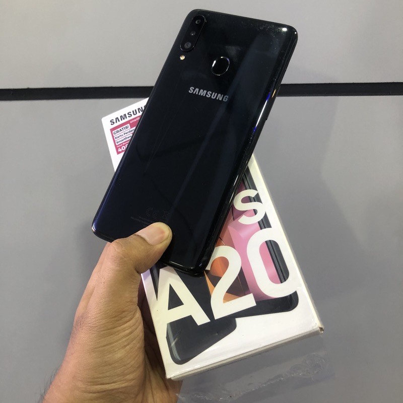 samsung A20s ram 3gb internal 32gb second bekas pernah pakai