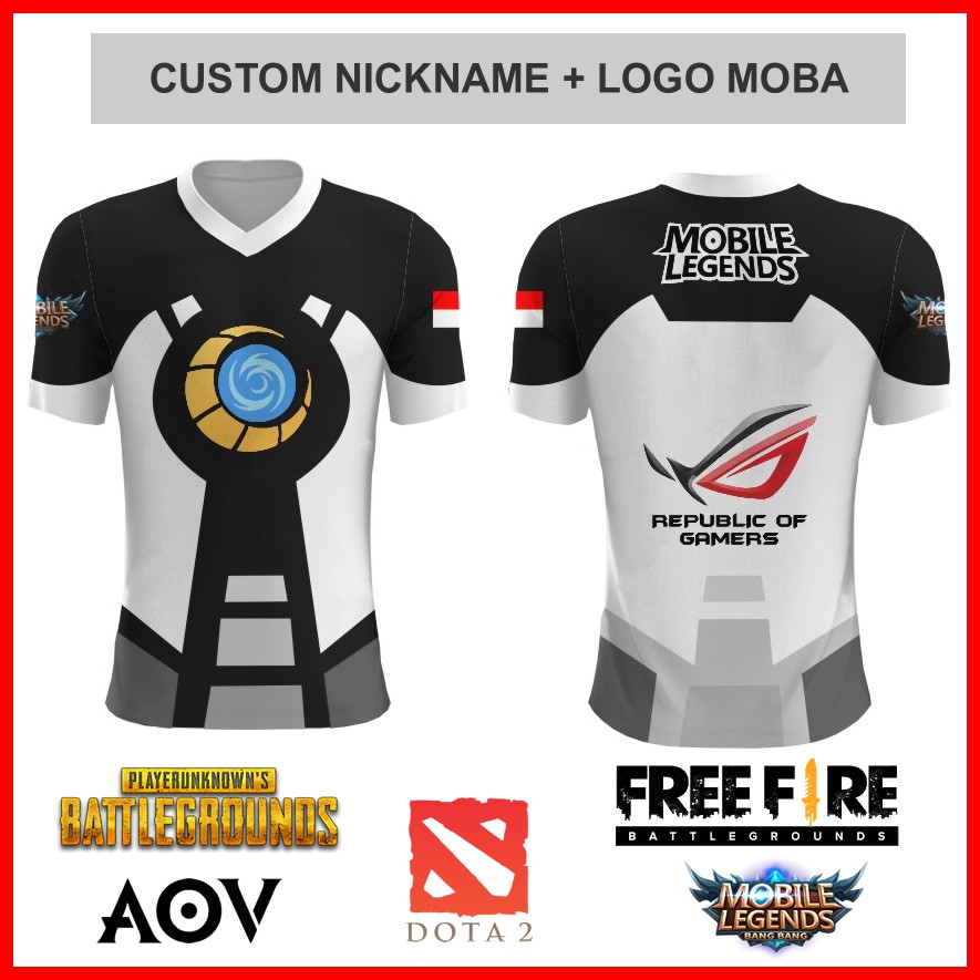 Baju Kaos Jersey Moonton Printing  - Jersey Custom