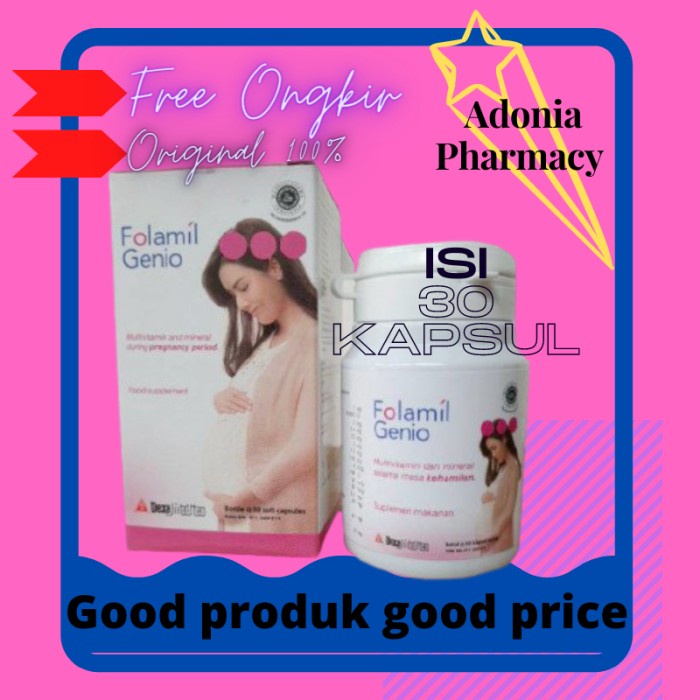 Ibu Hamil - Suplemen Vitamin Ibu Hamil Wit Dha Folamil Genio