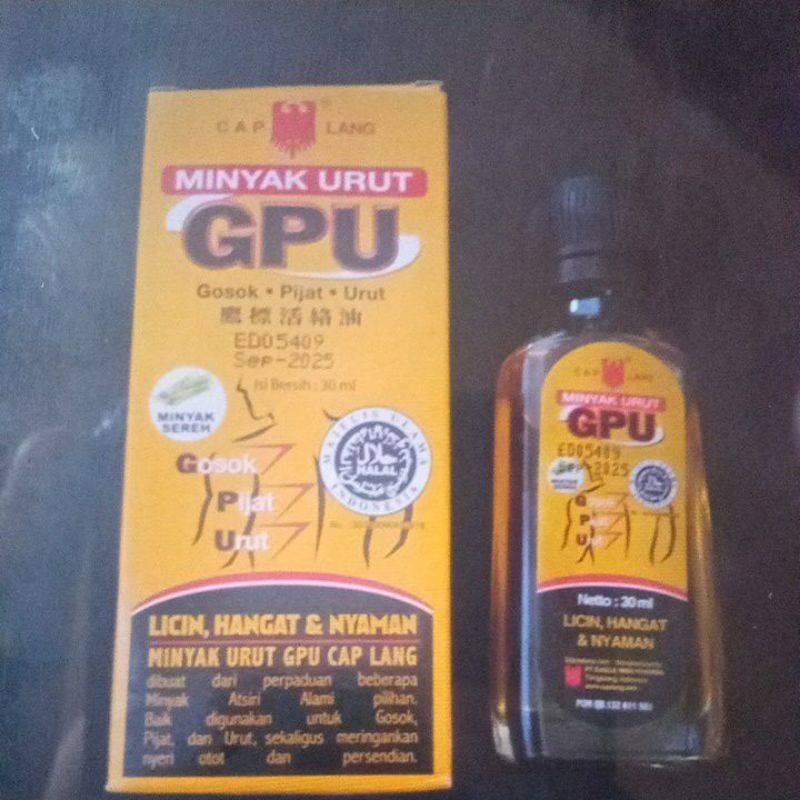 GPU minyak urut 30ml