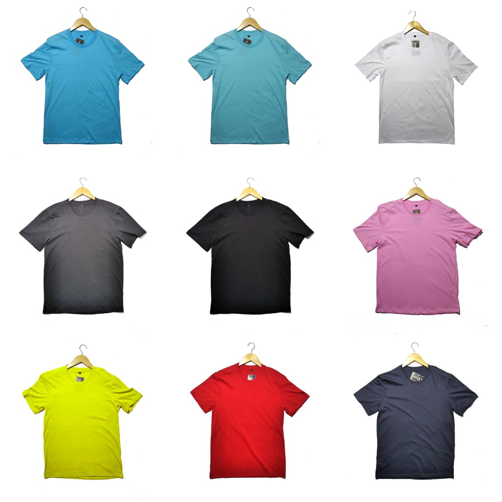 KAOS POLOS LENGAN PENDEK COTTON COMBED 30S