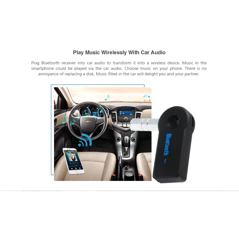 Bluetooth Receiver CK05 Jack Audio 3,5mm bloototh mobil blutooth car