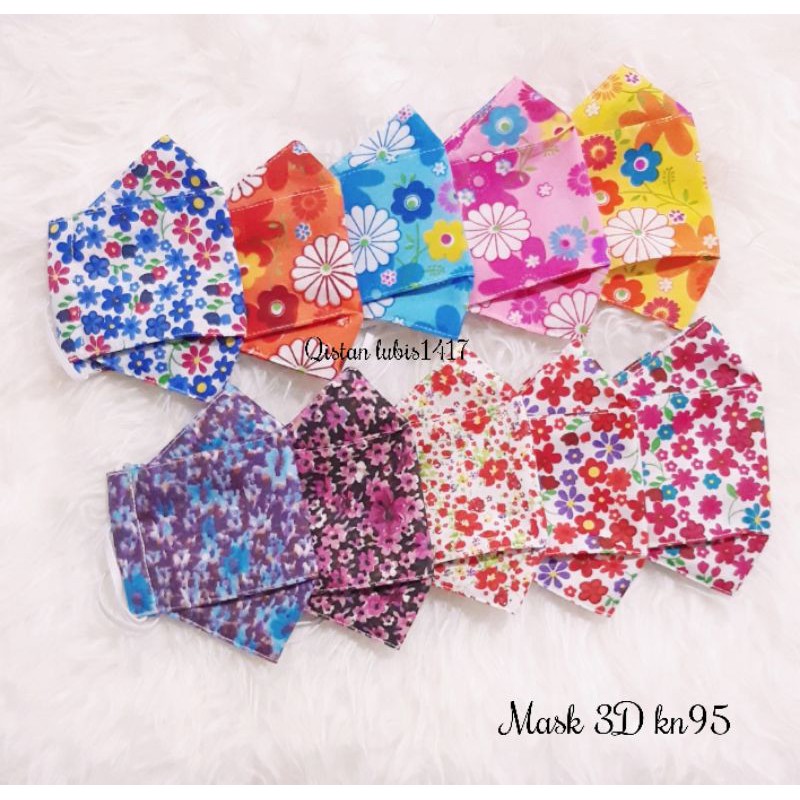 Mask poli katun tipe 3d  hijab beli 10 free 2