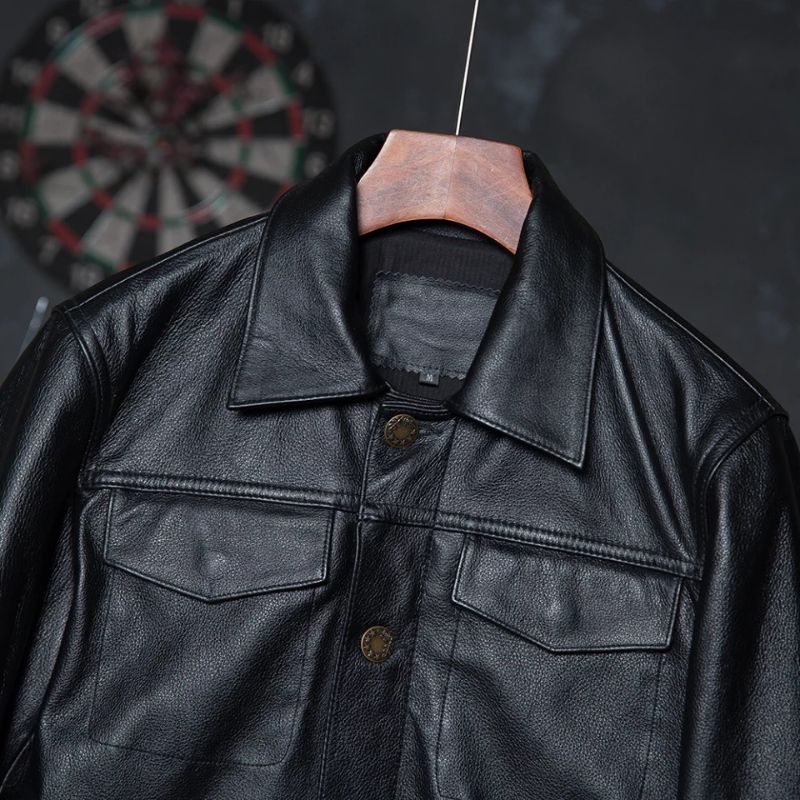 JAKET KULIT SAPI SRANGKEN ORIGINAL MODEL LEVIS