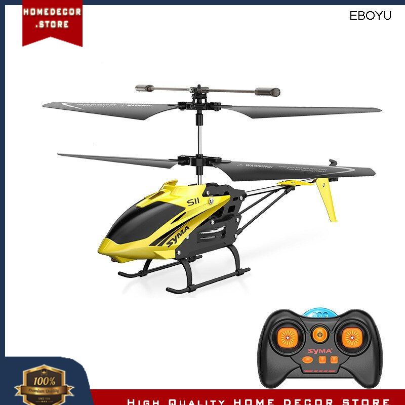Jual Syma S11 RC Helicopter IR 3channel RC Singleblade Remote Control Helicopter Model Toys